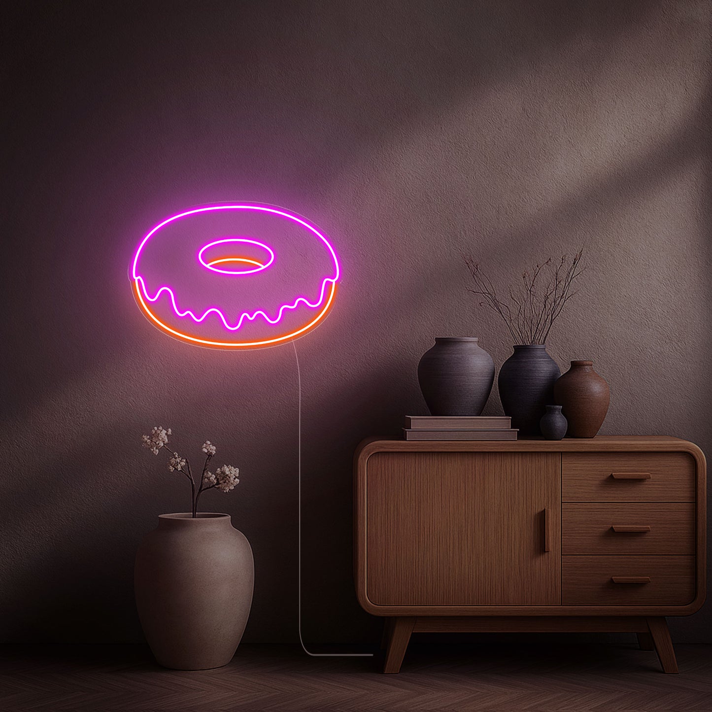 néon led donuts