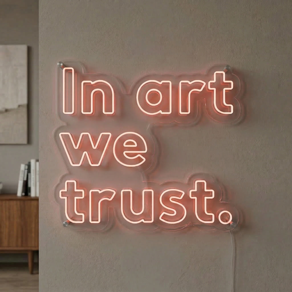 neon in art we trust rouge