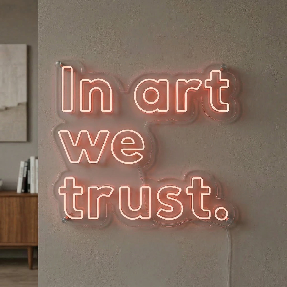 neon in art we trust rouge