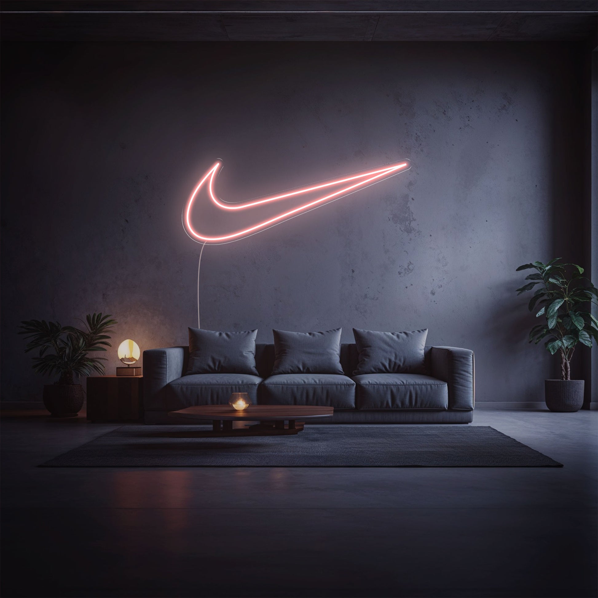 néon led nike rose pale