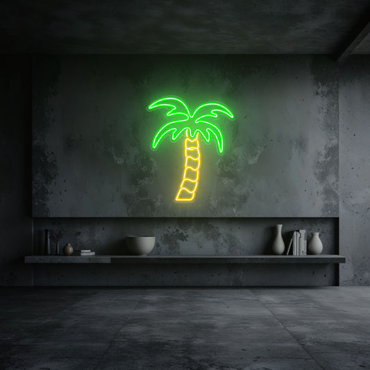 Néon led palmier