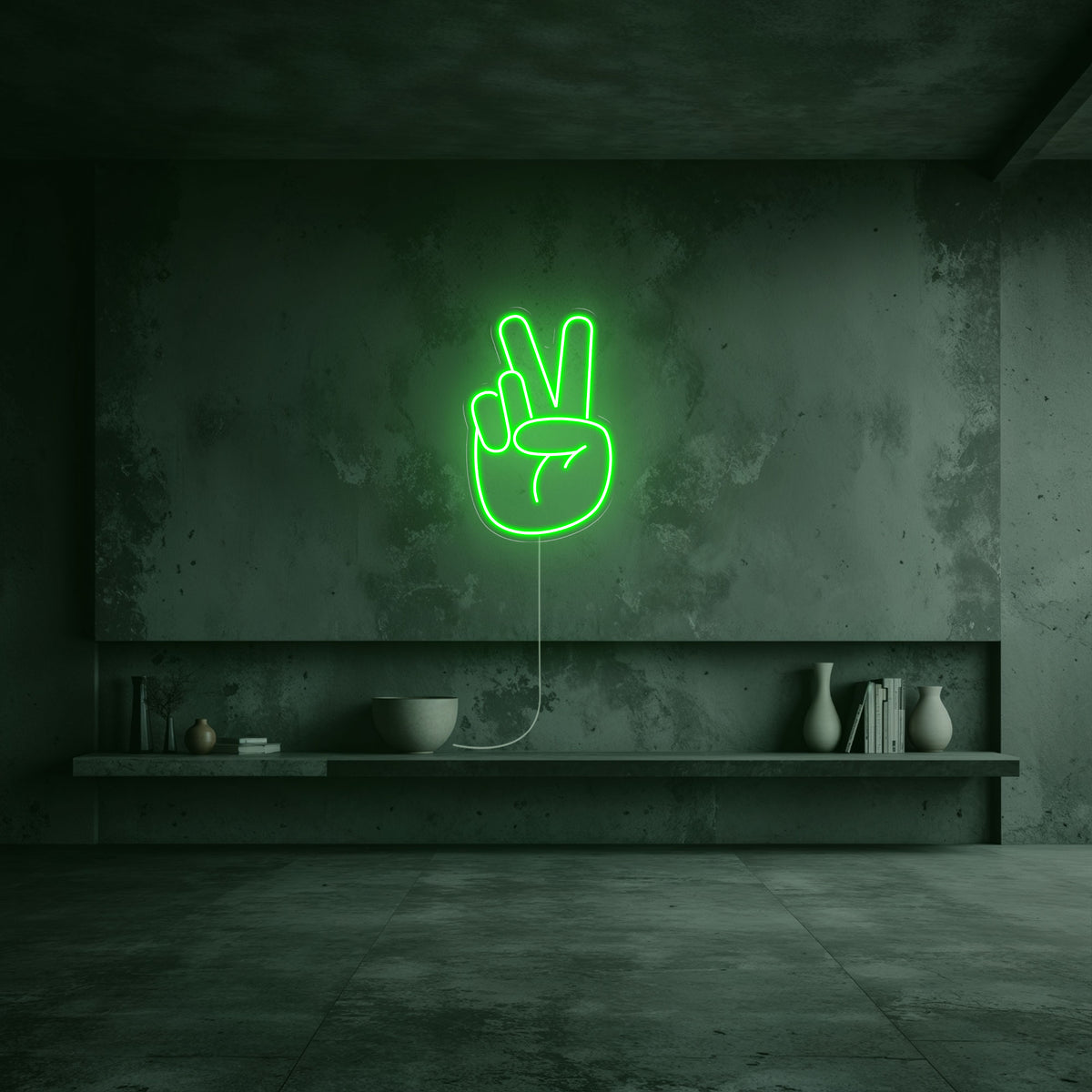 neon-led-peace-vert