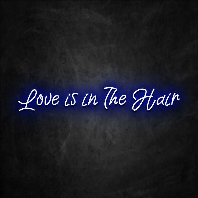 Neon love is in the hair bleu