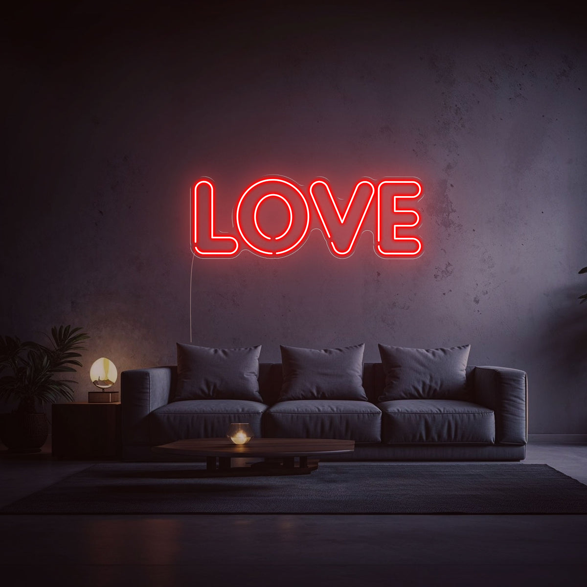 neon love rouge