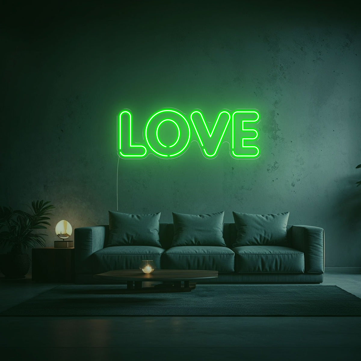 neon love vert