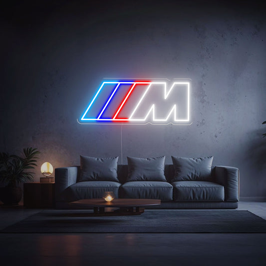 Néon logo BMW M