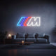 Néon logo BMW M