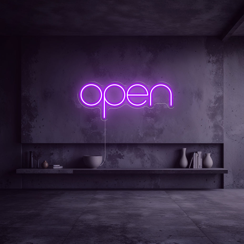 neon open violet