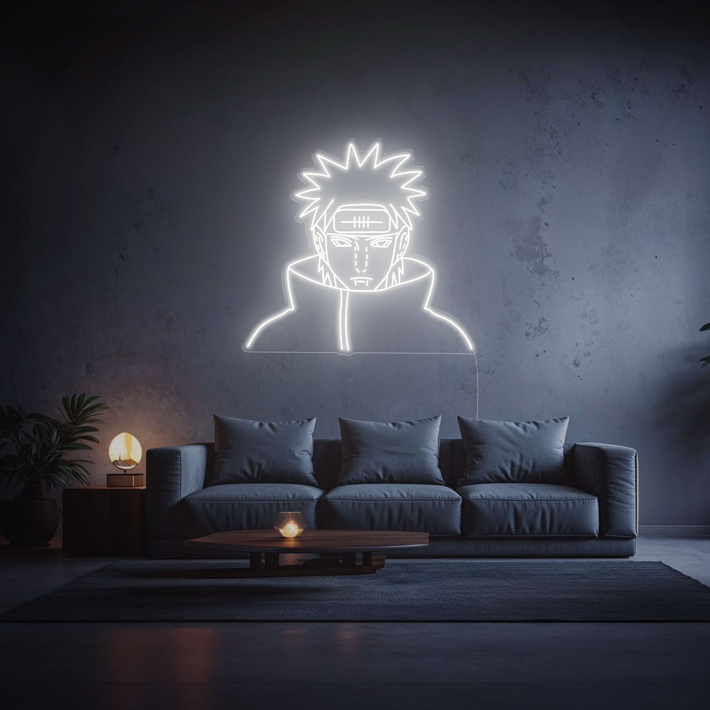 neon pain blanc
