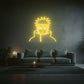 neon pain jaune