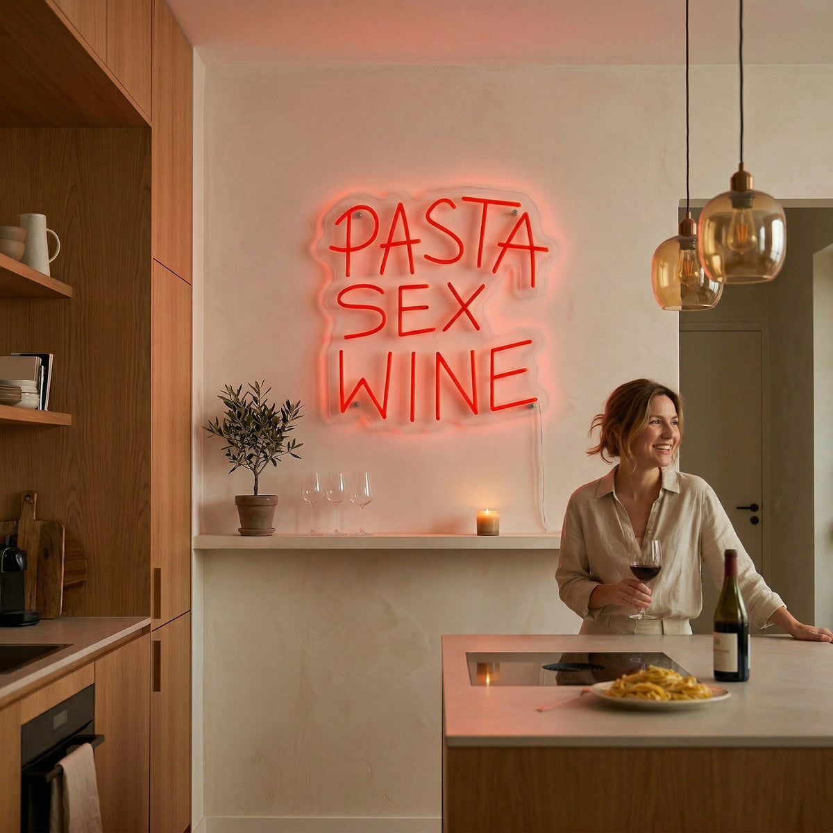 Néon Pasta Sex Wine