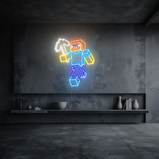neon personnage minecraft
