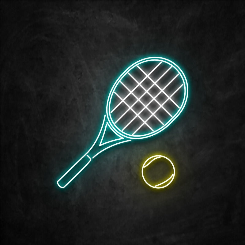 neon raquette de tennis