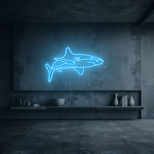 neon-requin-bleu-ciel