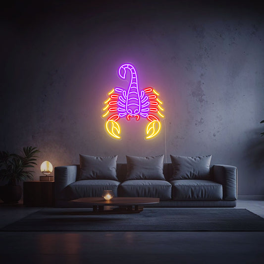 neon led scorpion