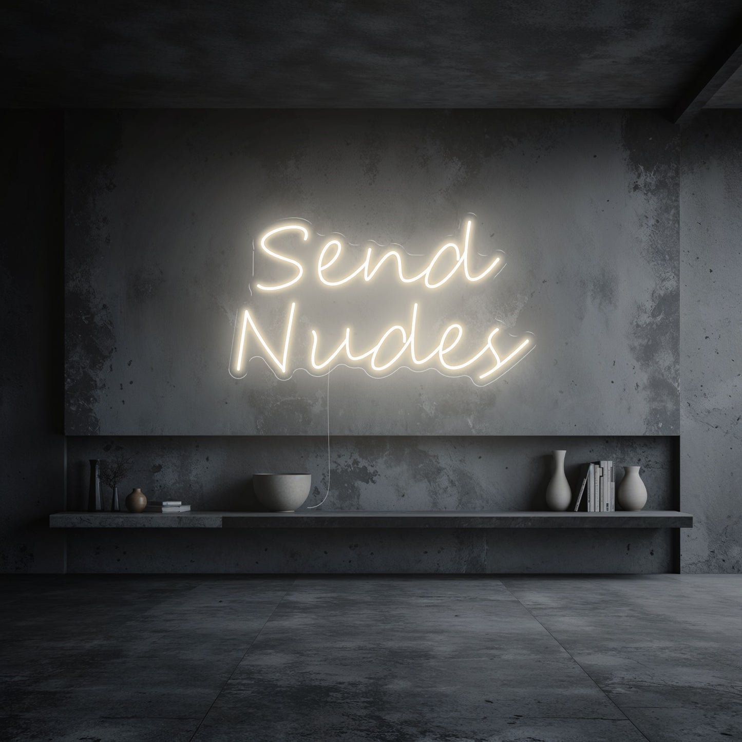 neon send nudes blanc chaud