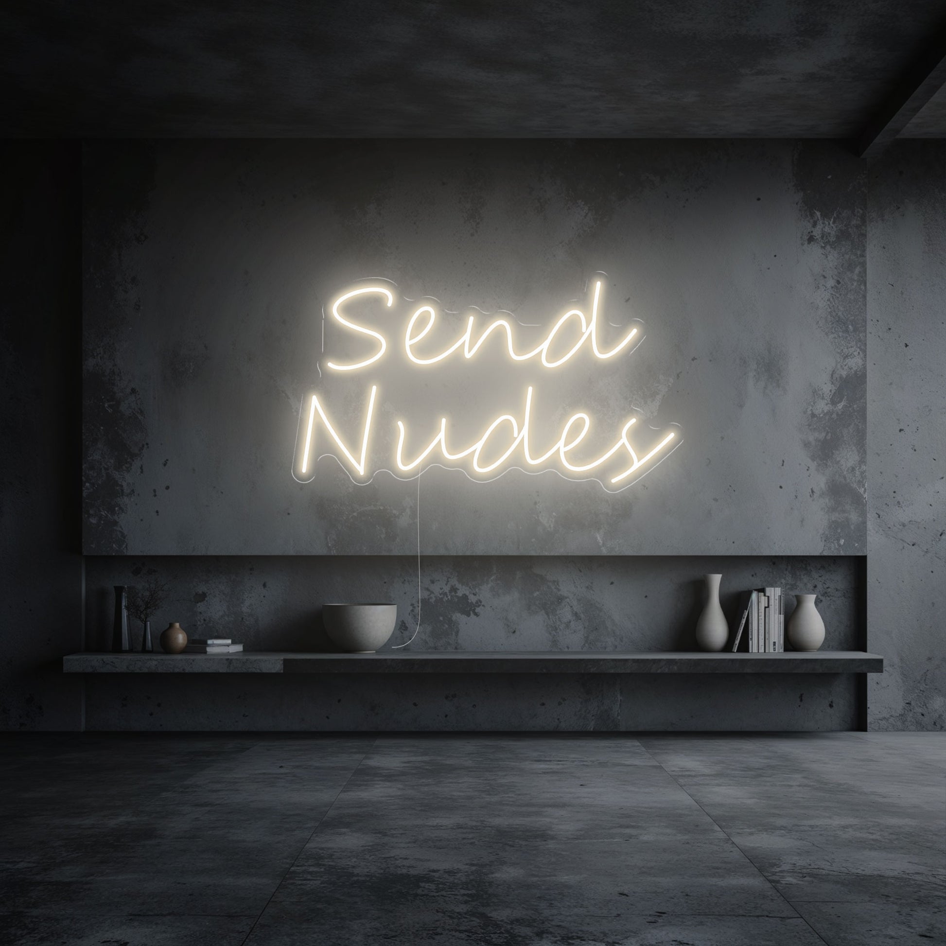 neon send nudes blanc chaud