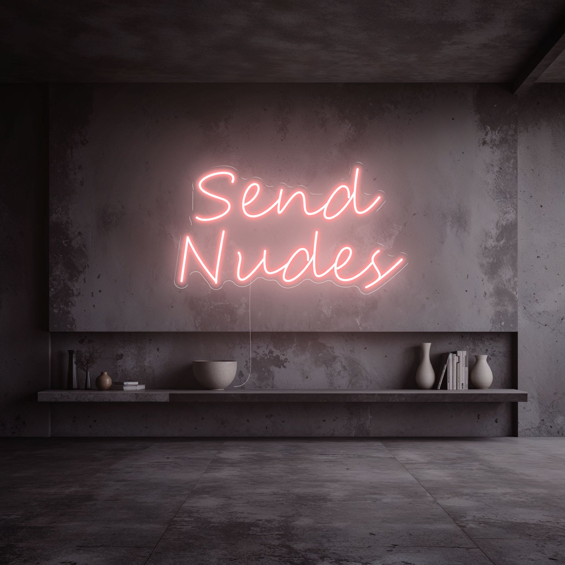 neon send nudes rose pale