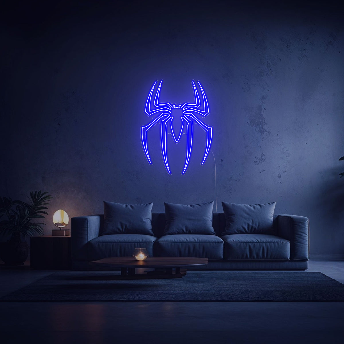 neon-spiderman-bleu