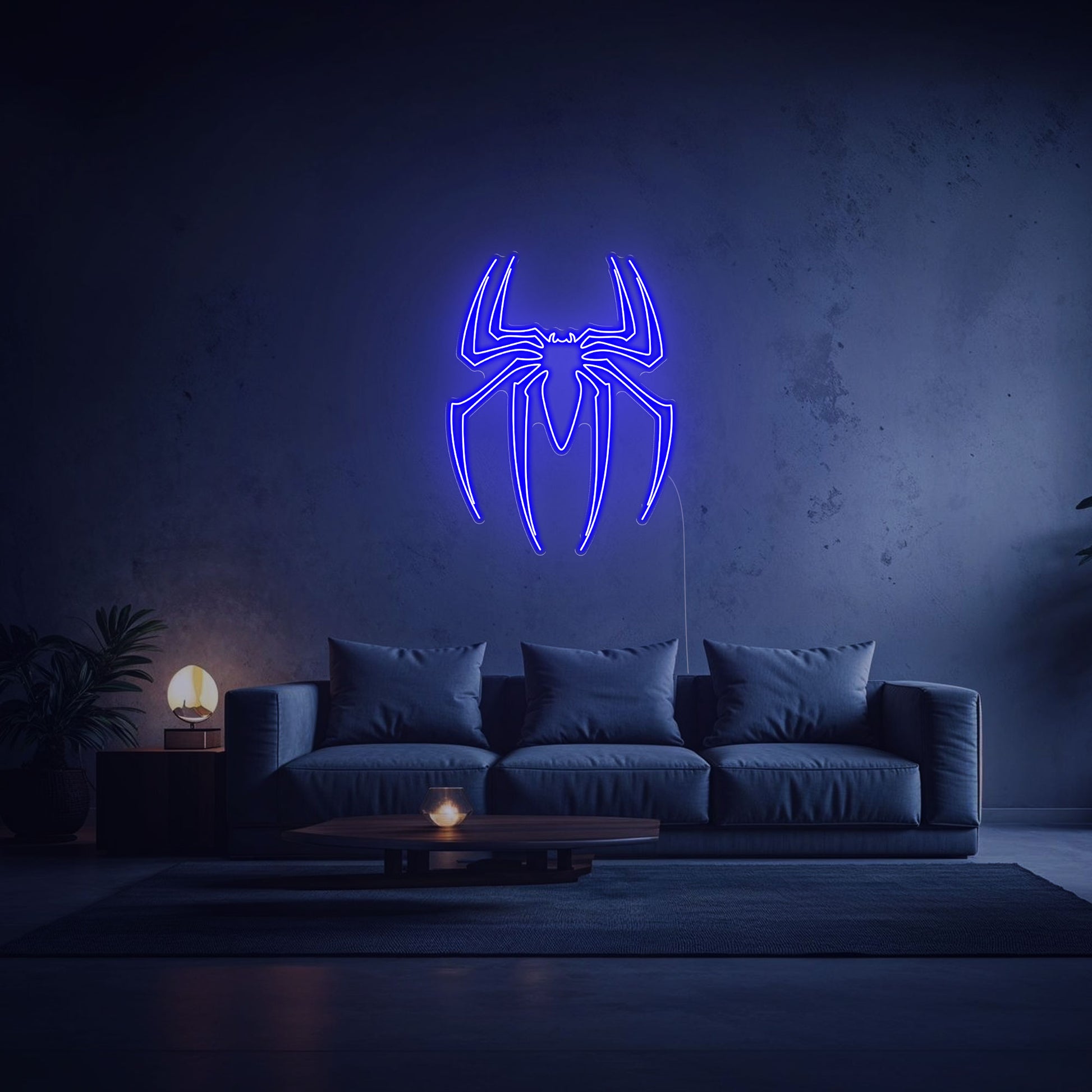 neon-spiderman-bleu