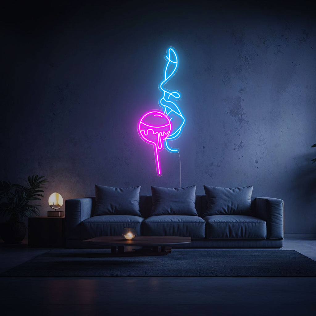 néon led sucette