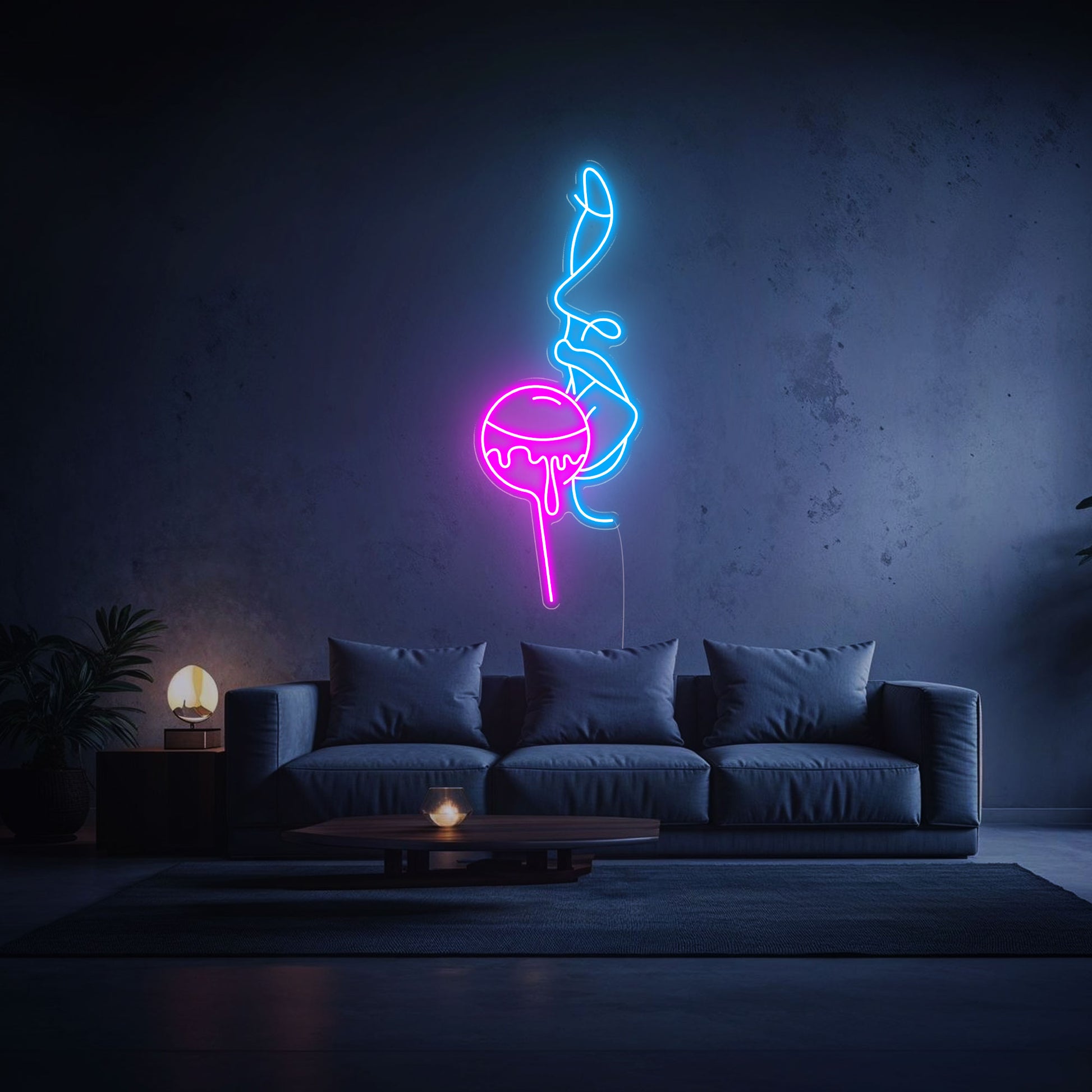 néon led sucette