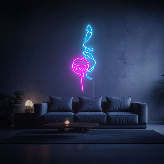 néon led sucette