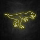 neon t-rex jaune