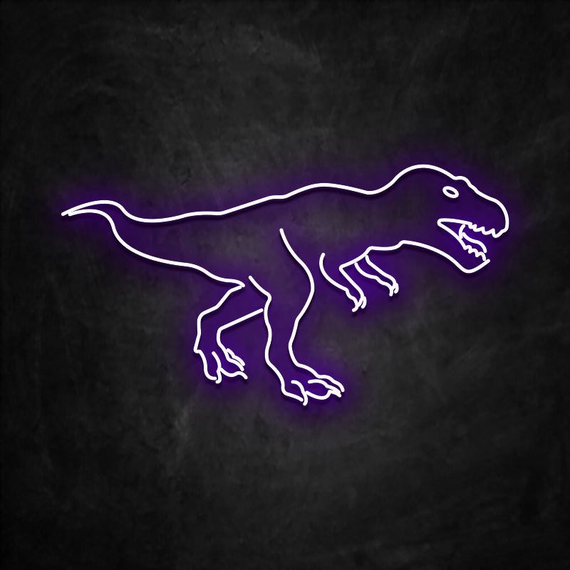 neon t-rex violet