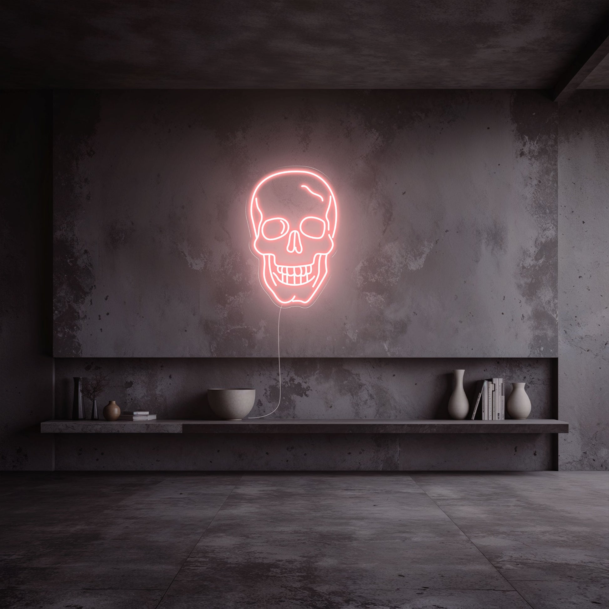 neon-tete-de-mort-rose-pale