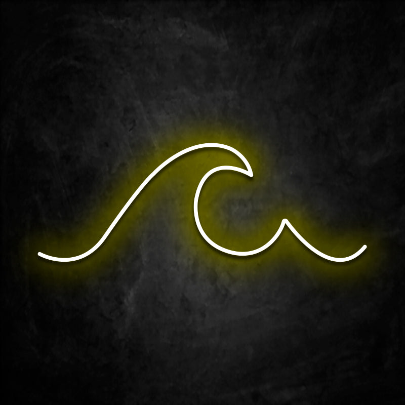 neon vague jaune