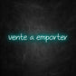 neon vente a emporter bleu ciel