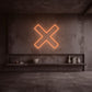 Néon X orange