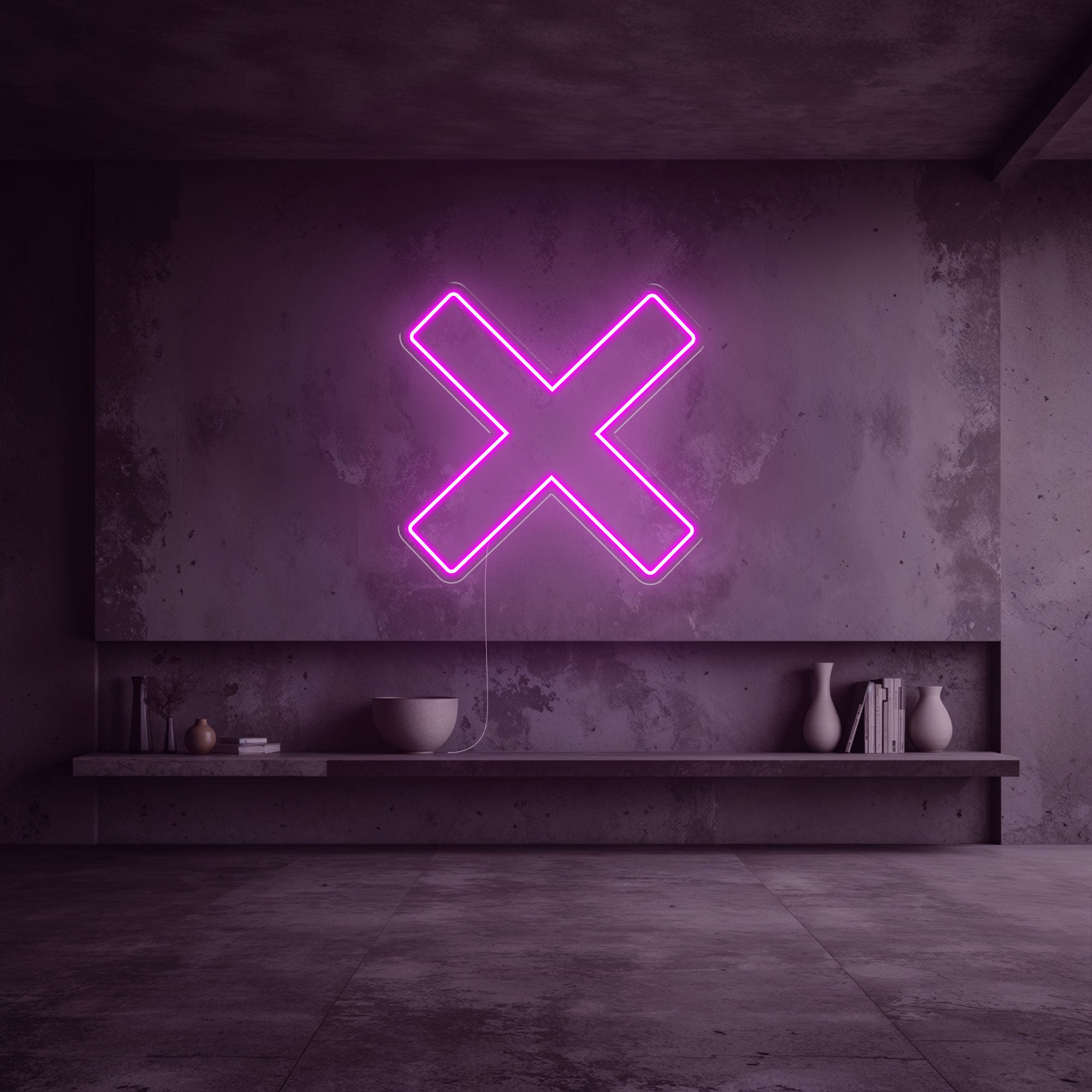 Néon LED Lettre X - Décoration Lumineuse Personnalisée – Néon Déco