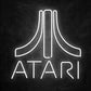 Néon Atari Blanc