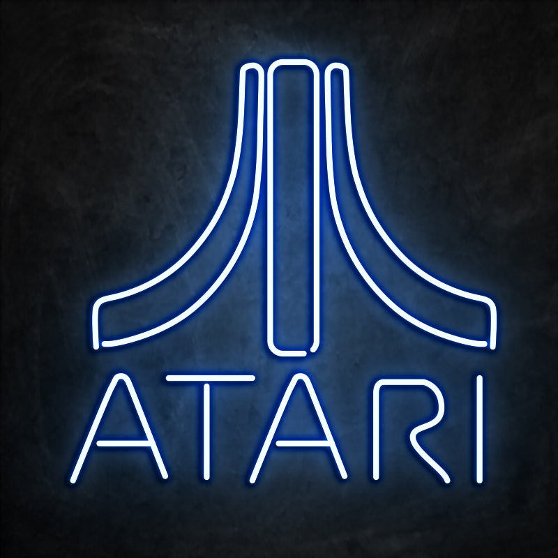 Néon Atari Bleu