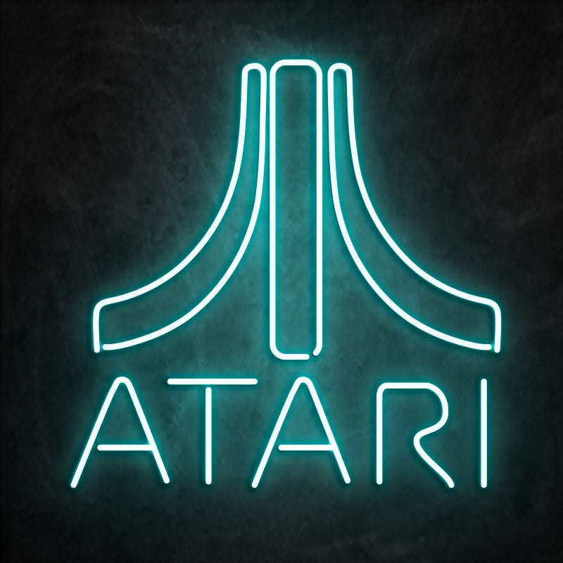 Néon Atari Bleu Ciel