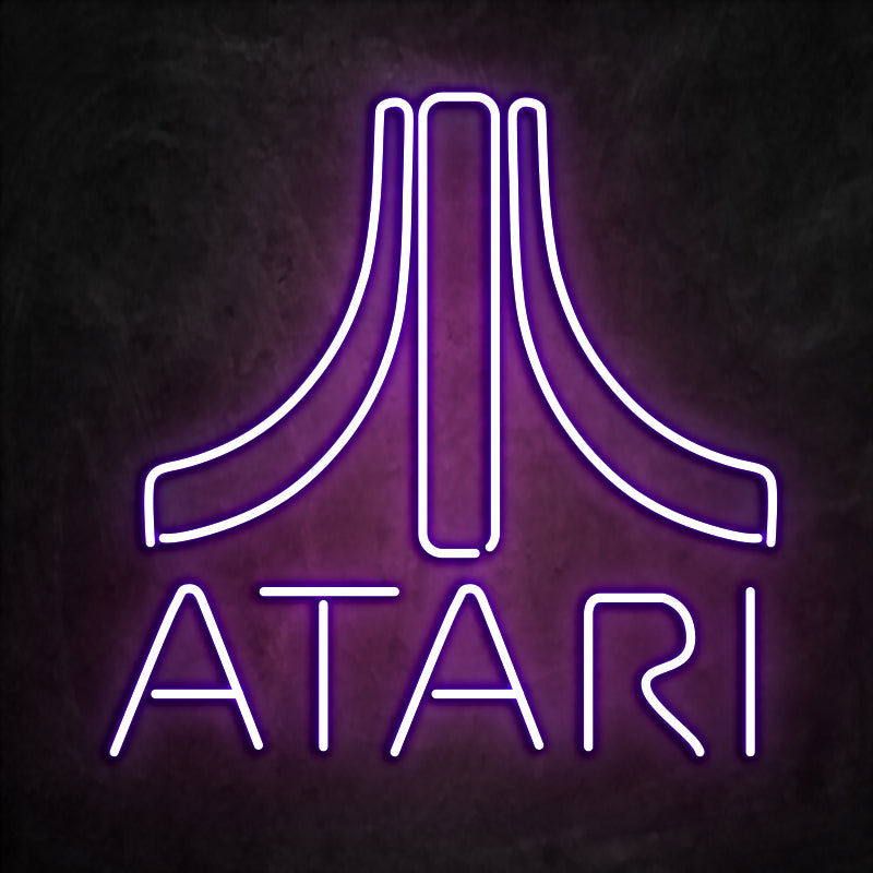 Néon Atari violet