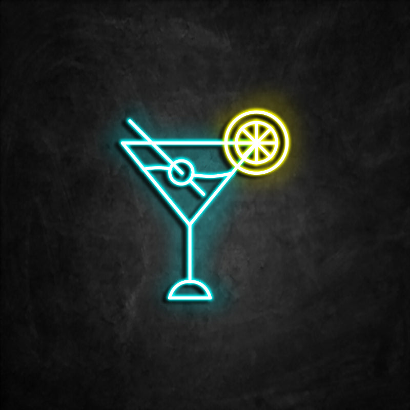 Néon Cocktail Bleu Ciel