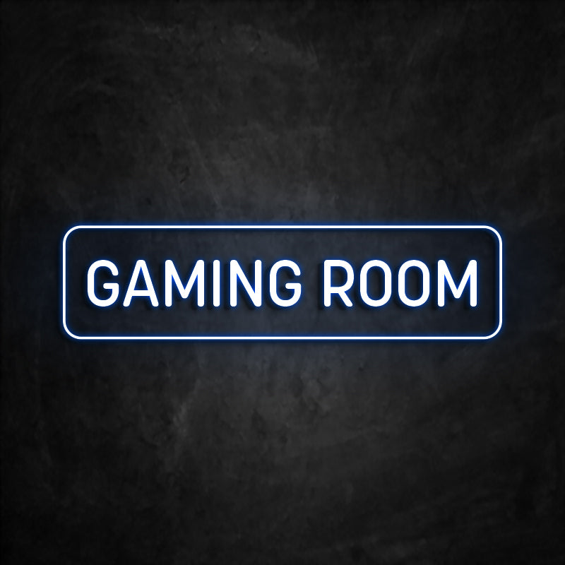Néon Gaming Room Bleu 