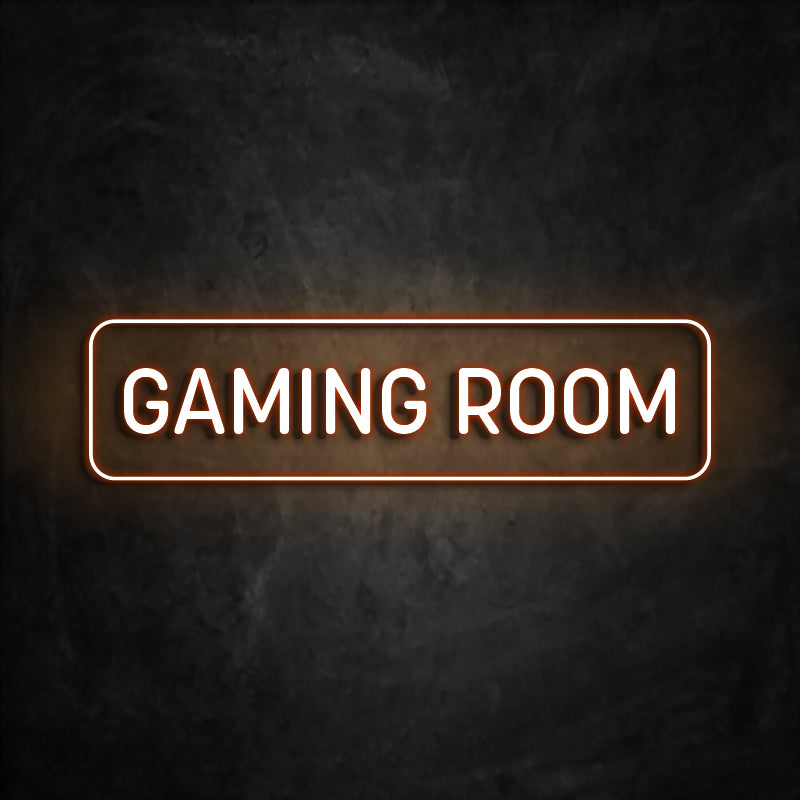 Néon Gaming Room Orange