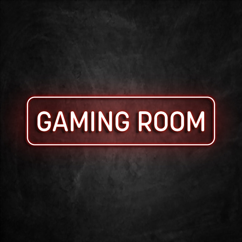Néon Gaming Room Rouge