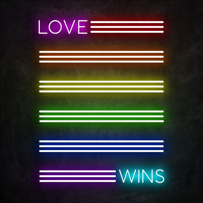neon love win gay