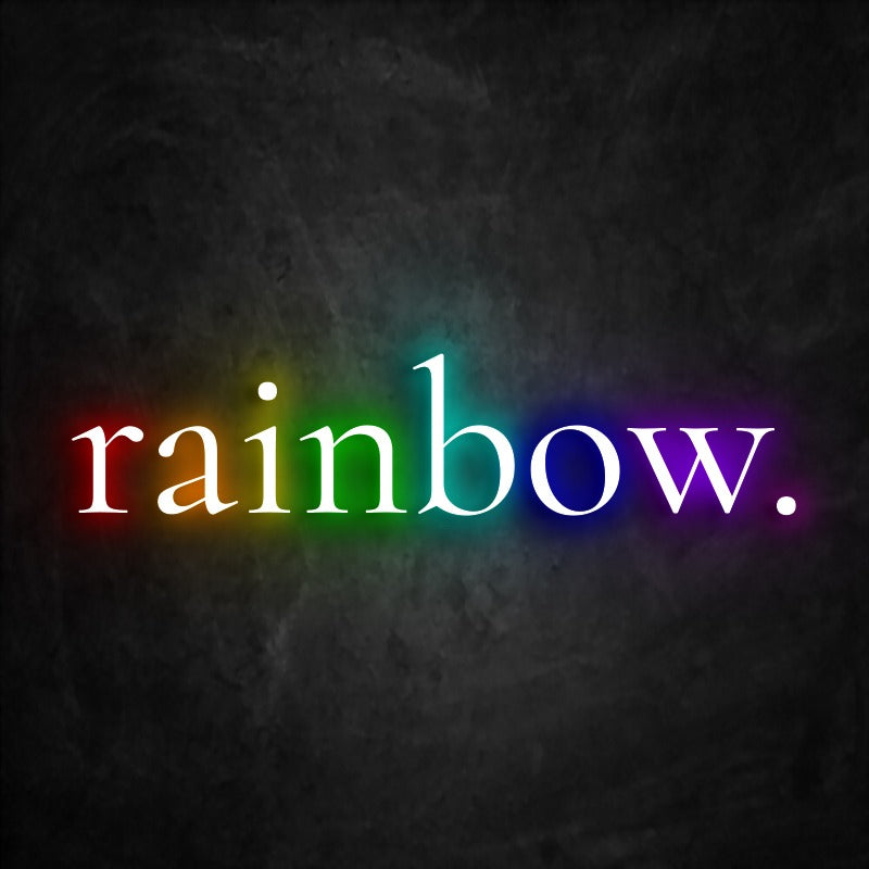 neon rainbow