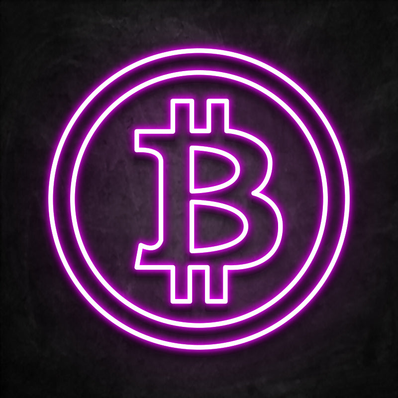 neon bitcoin rose