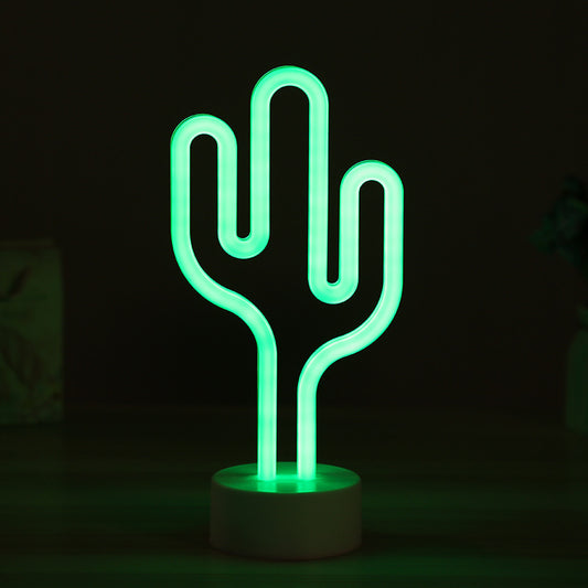lampe neon cactus