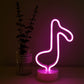 lampe neon note de musique
