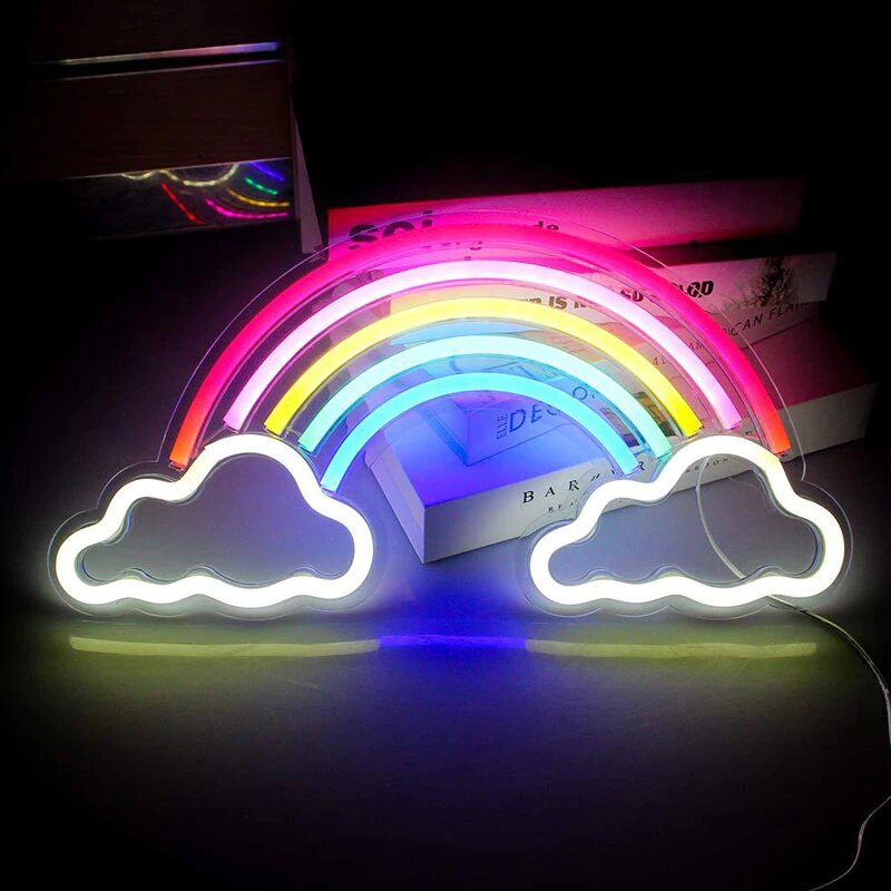 néon-arc-en-ciel