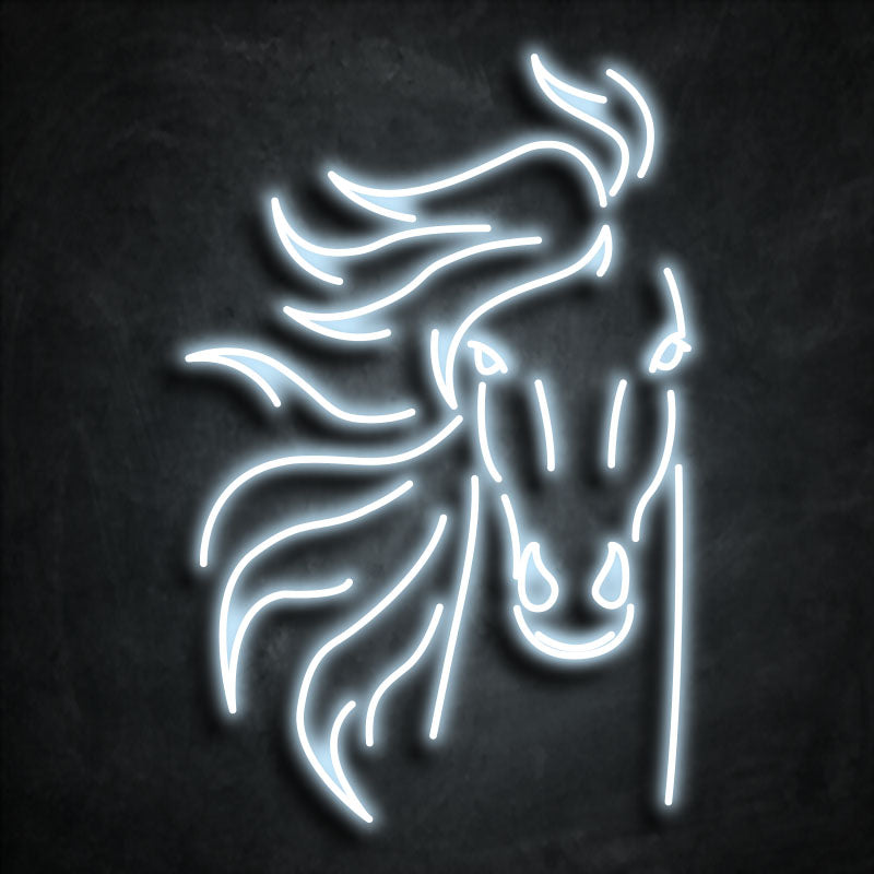 néon tête de cheval 