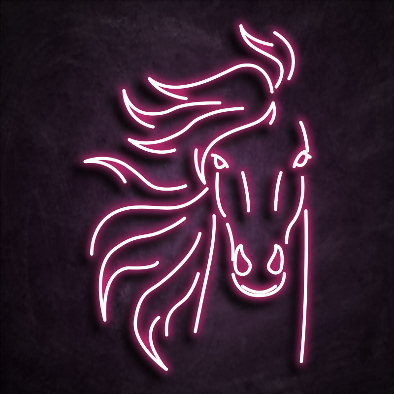 neon cheval pink